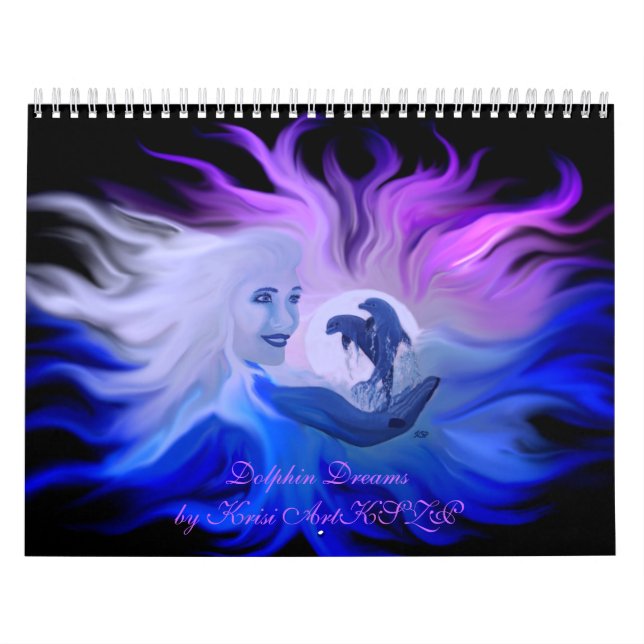 Calendario Sueños de delfines por Krisi ArtKSZP (Tapa)
