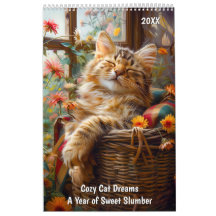 Sueños de Gato Acogedor – Un Año de Dulce Sueño