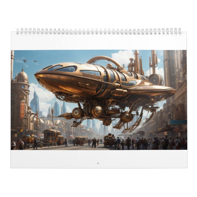 Calendario Sueños de Steampunk (Tapa)