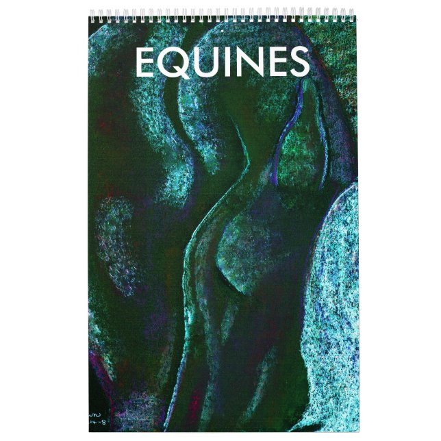 Calendario sueños del caballo, EQUINOS (Tapa)