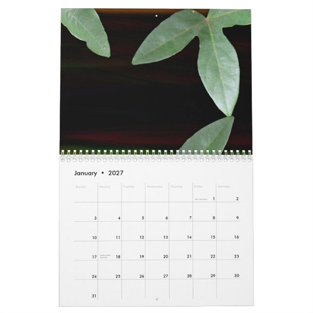 Calendario Sueños florales 2009 (Jan 2027)