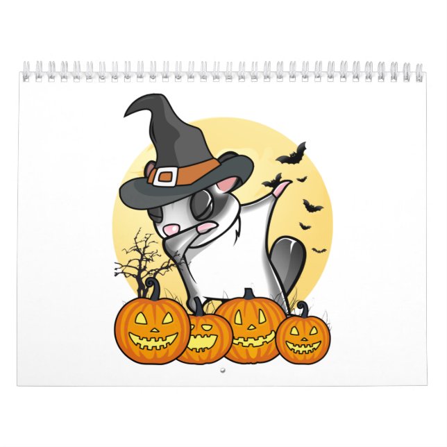 Calendario Sugar Glider Dabbing Halloween (Tapa)