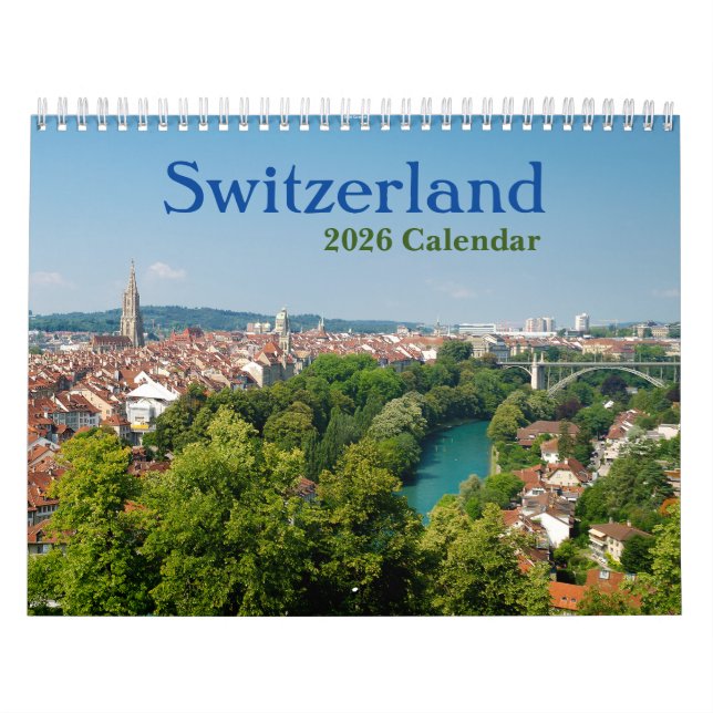 Calendario Suiza 2026 (Tapa)