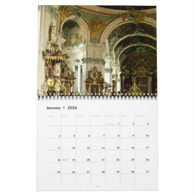 Calendario Suiza en las ciudades 2010 (Jan 2026)