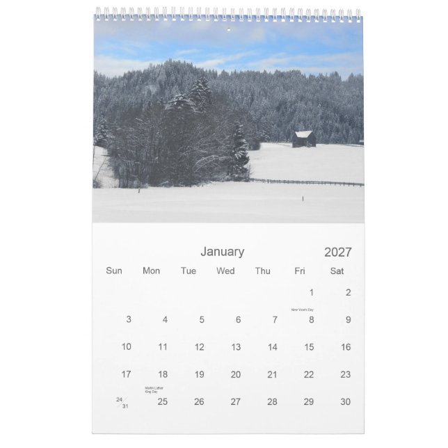 Calendario Suiza en las imágenes 2012 (Jan 2027)