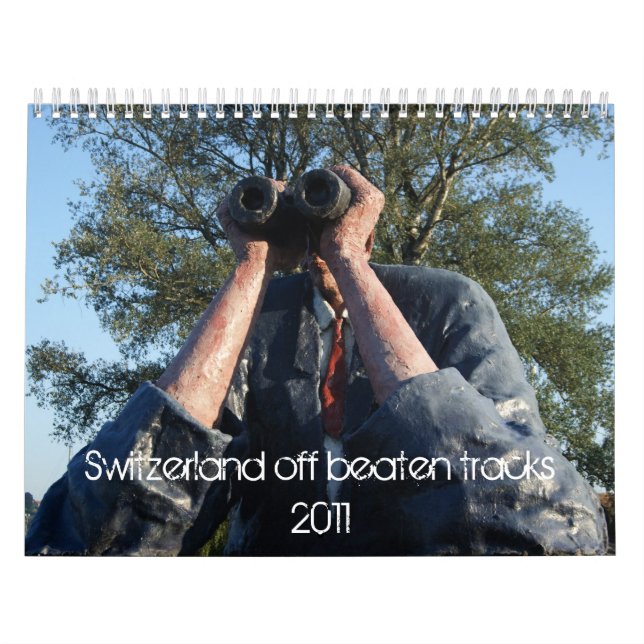 Calendario Suiza fuera de las vías (Tapa)