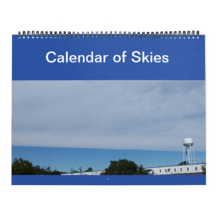 Calendario Sunny Daze Photo Calendar de Cielos