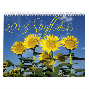 Calendario Sunny Sunflowers 2013