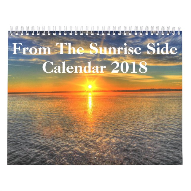 Calendario Sunrise Side 2018 (Tapa)