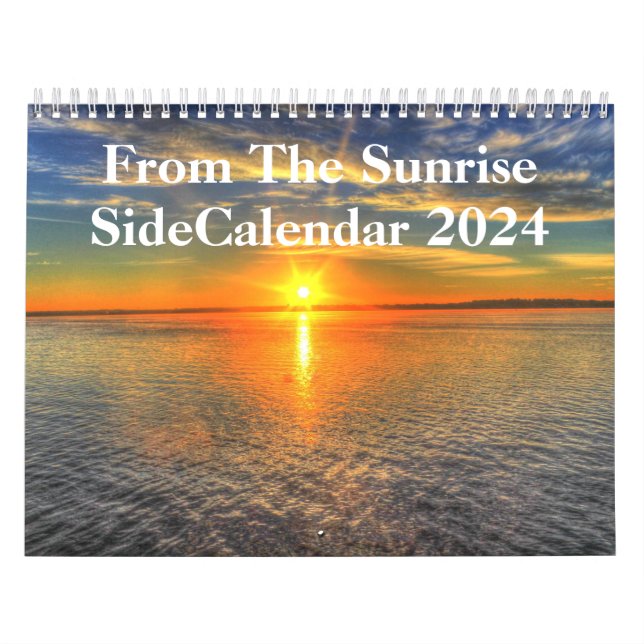 Calendario Sunrise Side 2024 (Tapa)