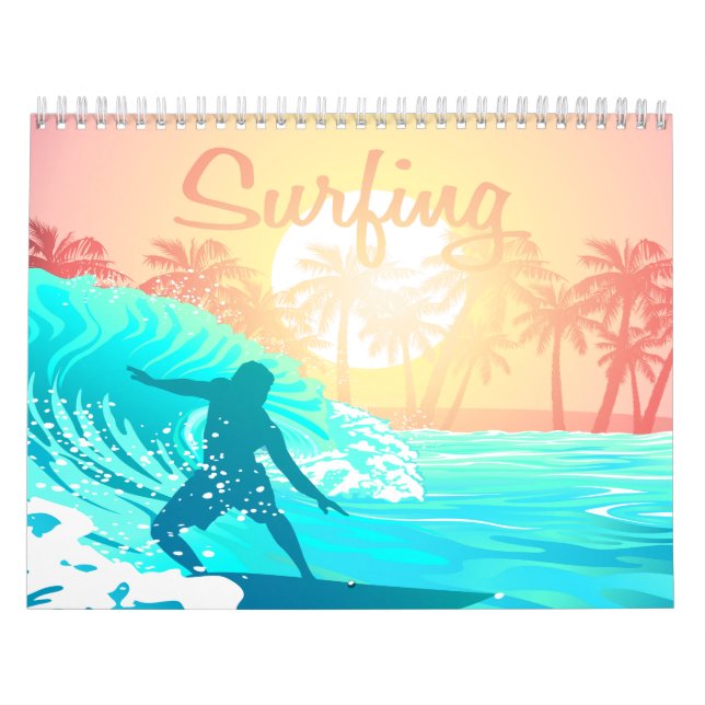 Calendario Sunrise Surfer (Tapa)