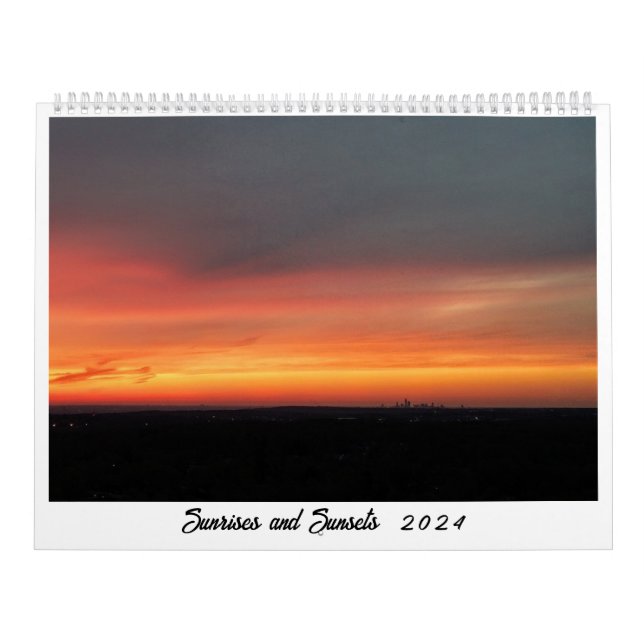 Calendario Sunrises and Sunsets 2024 (Tapa)