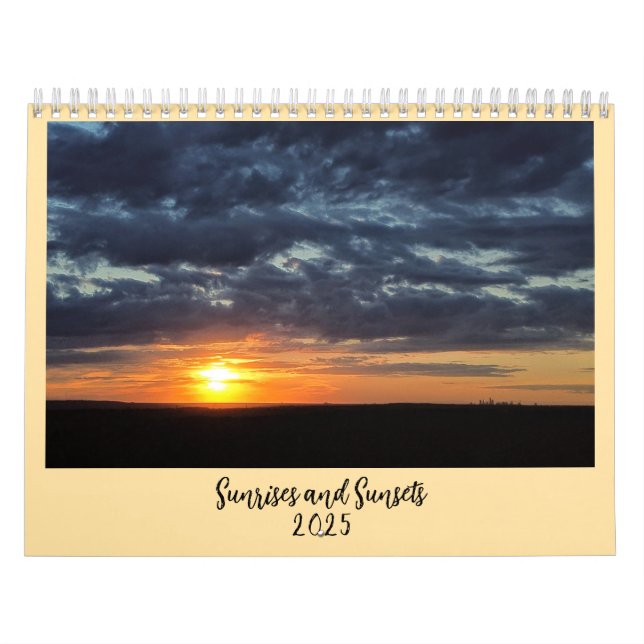 Calendario Sunrises and Sunsets 2025 (Tapa)