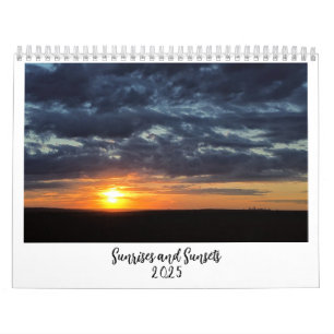 Calendario Sunrises and Sunsets 2025