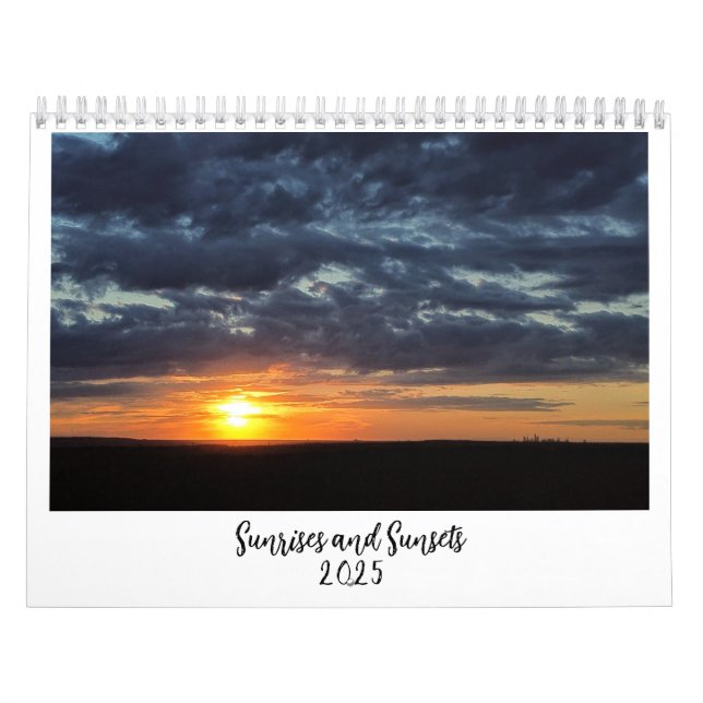 Calendario Sunrises and Sunsets 2025 (Tapa)