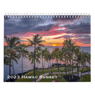 Calendario Sunset de Hawái 2023