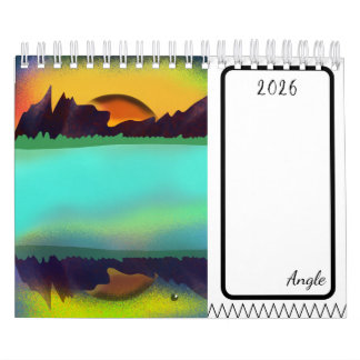 Calendario Sunset illustration Calendar 