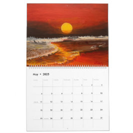 Calendario Sunsets por el artista Gary Poling