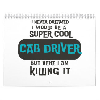 Calendario Super Cool Cab Driver
