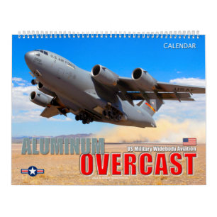 Calendario SUPERCAST DE ALUMINIO - Aviación militar amplia de