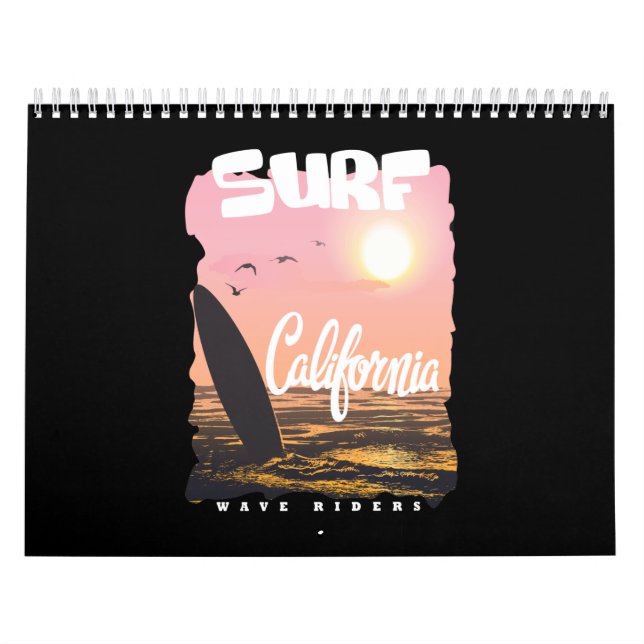 Calendario surf california (Tapa)