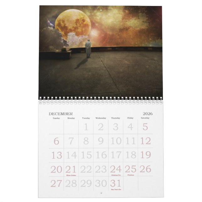 Calendario Surreal Calendar (Dec 2026)