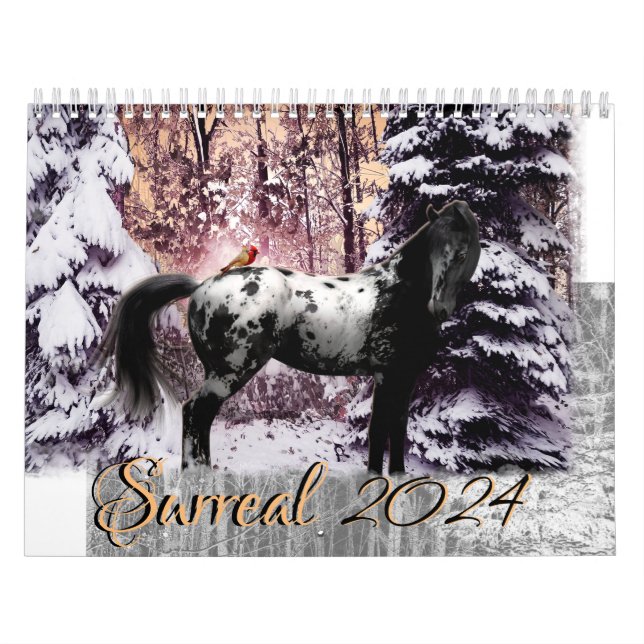 Calendario Surreal versión 2024 - personalizable (Tapa)