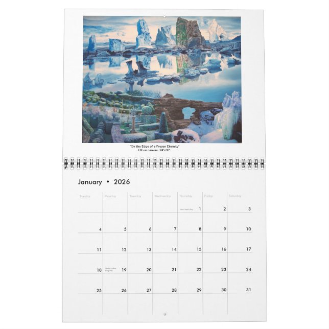 Calendario Surrealismo y el paisaje 2013-James McCarthy (Jan 2026)