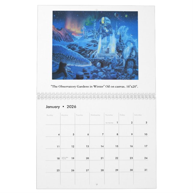 Calendario Surrealismo y el paisaje 2015 de James McCarthy- (Jan 2026)