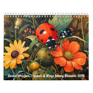 Calendario Susurros del Jardín – Insectos y Alas entre Flores
