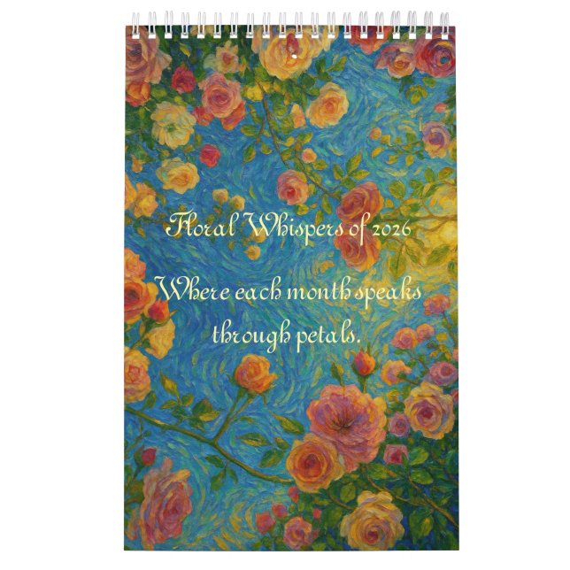 Calendario Susurros Florales de 2026 (Tapa)