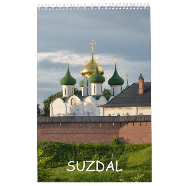 Calendario Suzdal, Rusia, 12 meses (Tapa)
