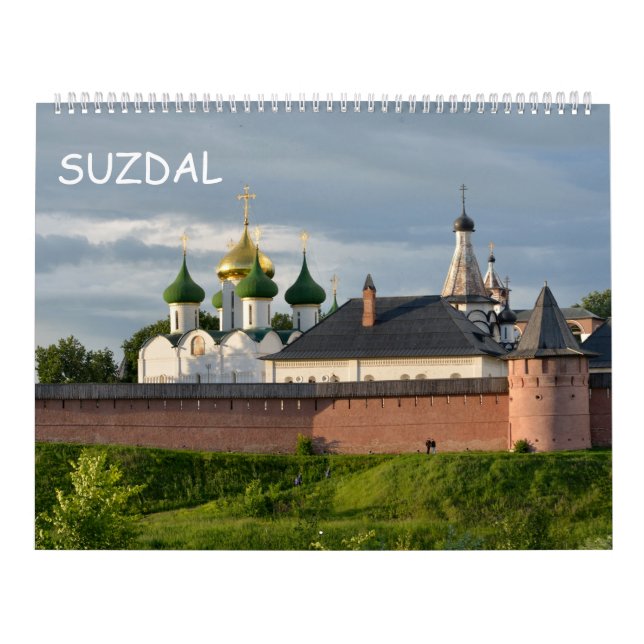 Calendario Suzdal, Rusia, 12 meses (Tapa)