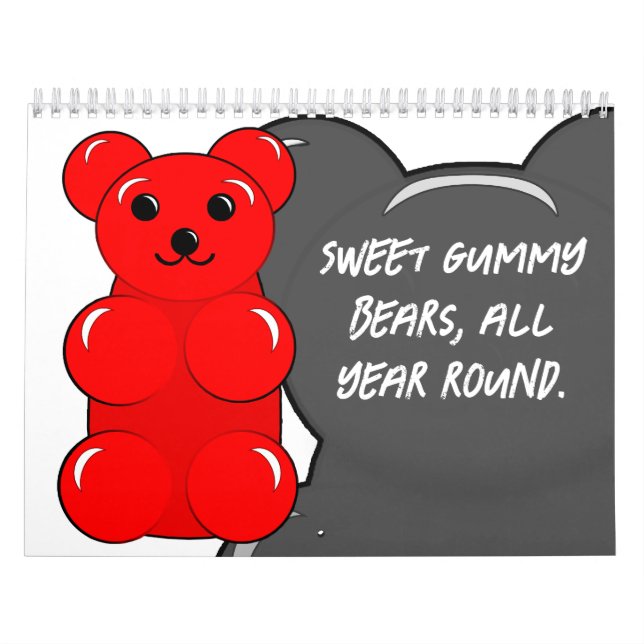 Calendario Sweet gummy bears, all year round Kalender (Tapa)