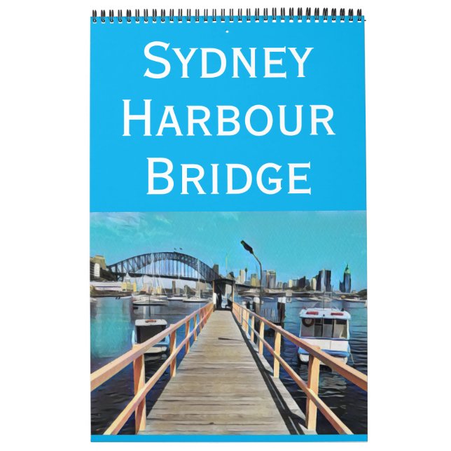 Calendario sydney harbour bridge australia (Tapa)