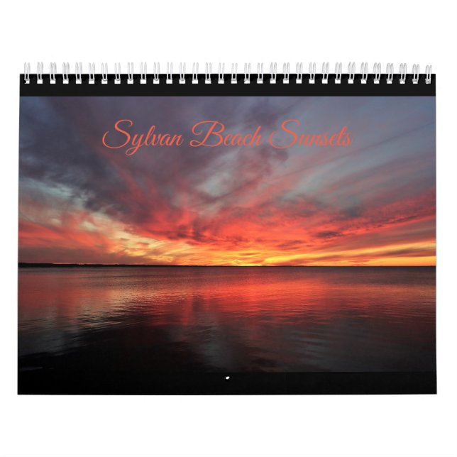 Calendario Sylvan Beach Sunsets Calendar (Tapa)