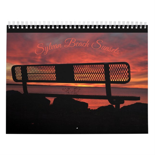 Calendario Sylvan Beach Sunsets Calendar (Tapa)