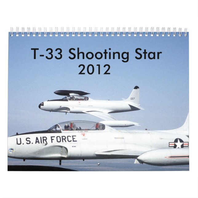 Calendario T-33 Estrellas de tiroteo (Tapa)
