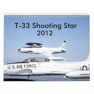 Calendario T-33 Estrellas de tiroteo