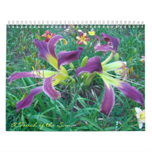Calendario Tacto de los Daylilies de Sun II