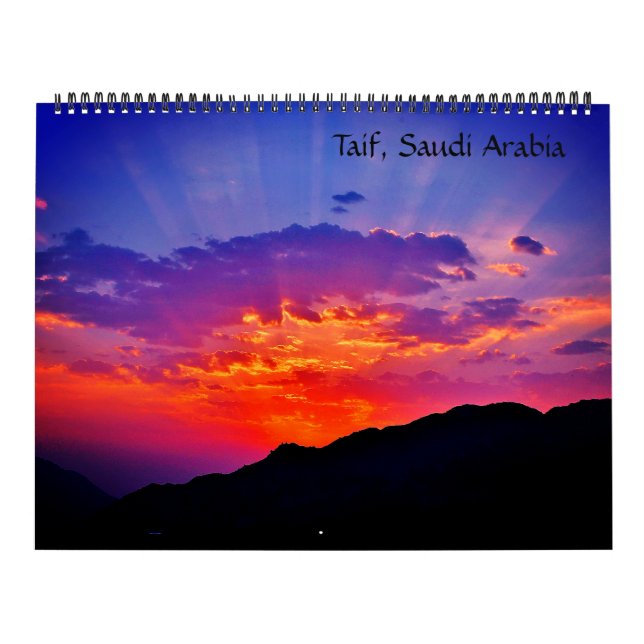 Calendario Taif, la Arabia Saudita (Tapa)