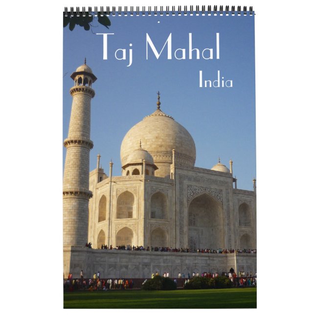 Calendario taj mahal india (Tapa)