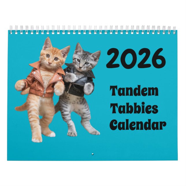 Calendario Tandem Tabbies Calendar (Tapa)
