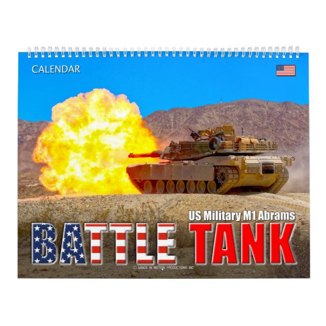 Calendario TANQUE DE BATALLA - M1 Abrams (Tapa)