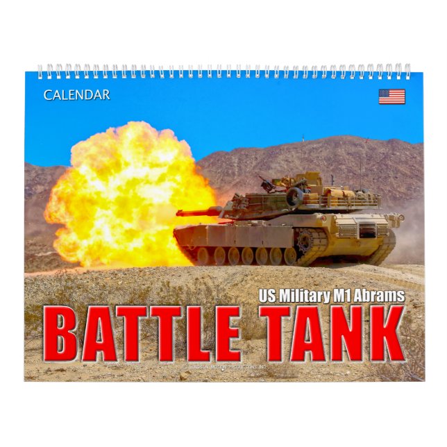 Calendario TANQUE DE BATALLA - M1 Abrams (Tapa)