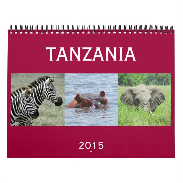Calendario Tanzania 2015 (Tapa)