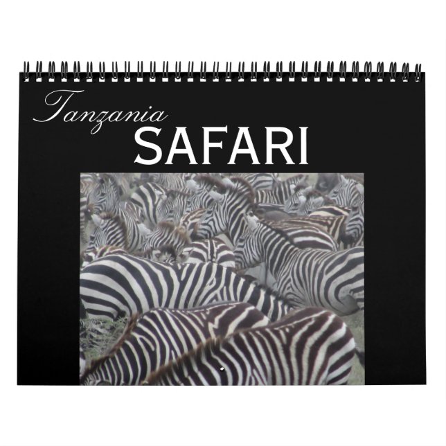Calendario tanzania safari 2025 (Tapa)