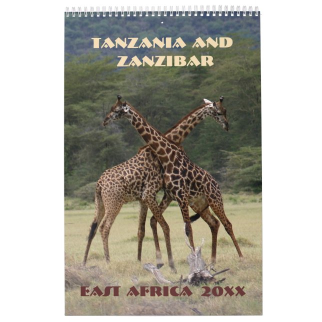 Calendario Tanzania y Zanzíbar (Tapa)