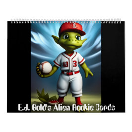 Calendario Tarjeta Alien Rookie de E.J. Gold
