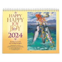 Calendario Tarot de tarjetas Happy 2024